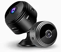 Mini Câmera Espiã A9 Wi-Fi – Visão Noturna, Detector de Movimento, Sem Fio, Segurança Inteligente, Suporte para Cartão 128GB, Ângulo de 150º, USB Recargavel