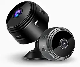 Mini Câmera Espiã A9 Wi-Fi – Visão Noturna, Detector de Movimento, Sem Fio, Segurança Inteligente, Suporte para Cartão 128GB, Ângulo de 150º, USB Recargavel