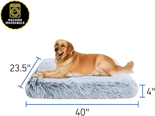 Miniatura 3 de Cama para perros (XL calidad premium, lavable y portátil, ecológica, varios tamaños, diseño elegante, funda extraíble, tamaño XL (39.37 x 23.62 x
