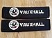Produktbild 2 x Sicherheitsgurt Schulter Abdeckung Pads Für VAUXHALL VXR KOMPLETT MIT ABZEICHEN DETAIL - ALLE MODELLE CORSA VXR INSIGNIA VXR GTC VXR VXR8