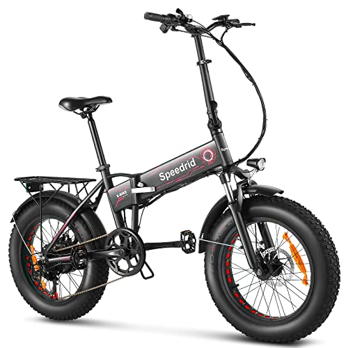 ANCHEER Electric Bike for Adults Peak 800W Motor, Folding Fat