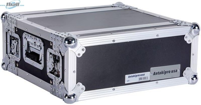 ANTAKIPRO AP-4UED 14-Inch Body Depth Rack Fly Drive Case 4-U Space Effect Cases Heavy Duty Pro Audio DJ Travel Storage Equipment Complete with Removable Front & Rear Covers