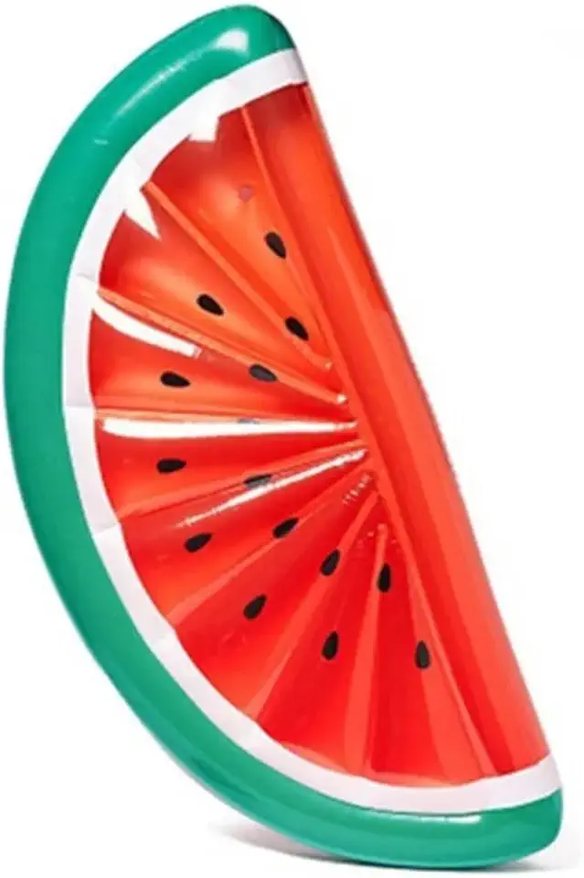 Boia Inflável Melancia Gigante 185×79 cm – Flutuador para Piscina e Praia – Adulto e Infantil – Luma Festas