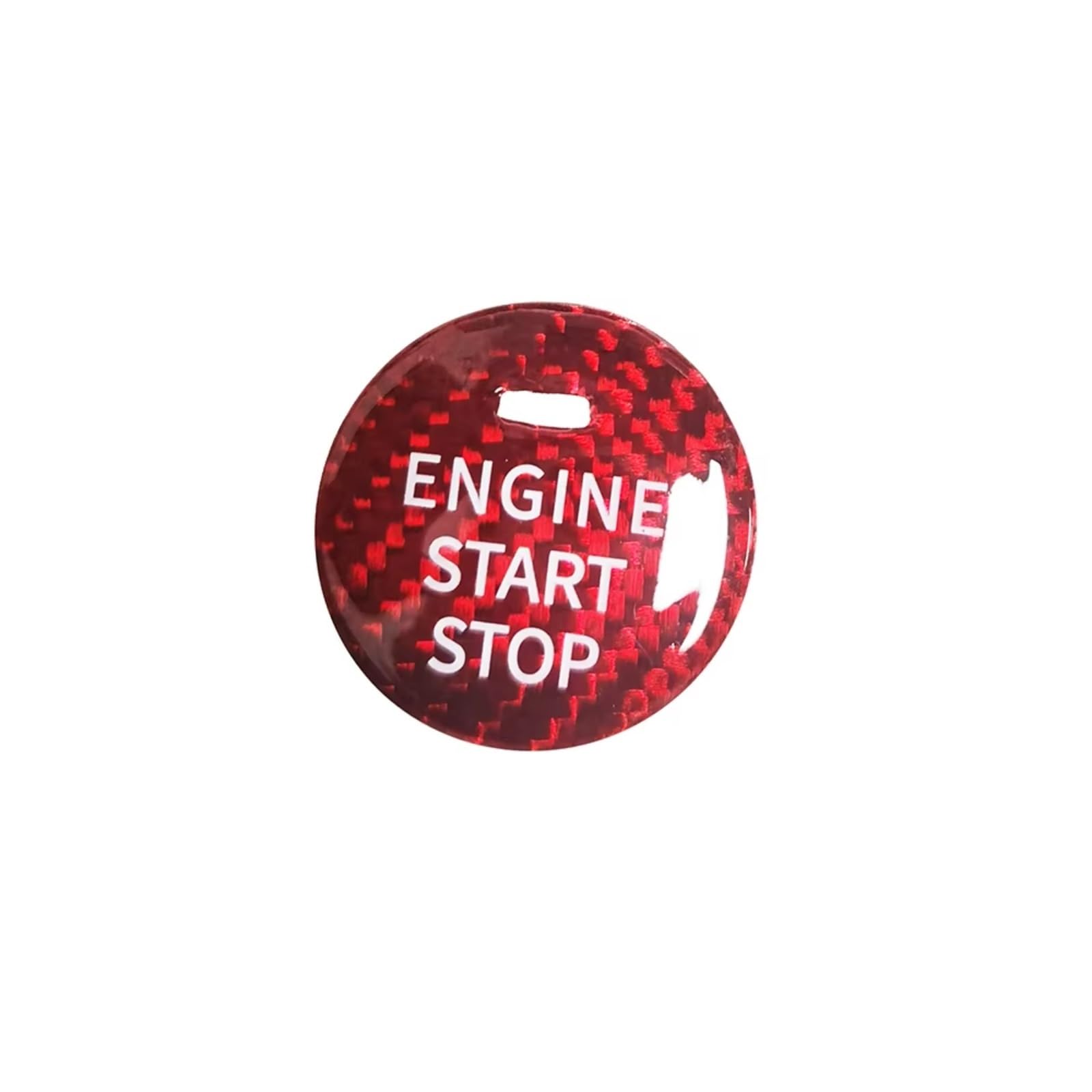 Interior Button Sticker Compatible with Mazda for Axela for CX3 for CX5 Carbon Fiber Styling Sticker Car Start Stop Engine Switch Button Cover Trim Accessoire