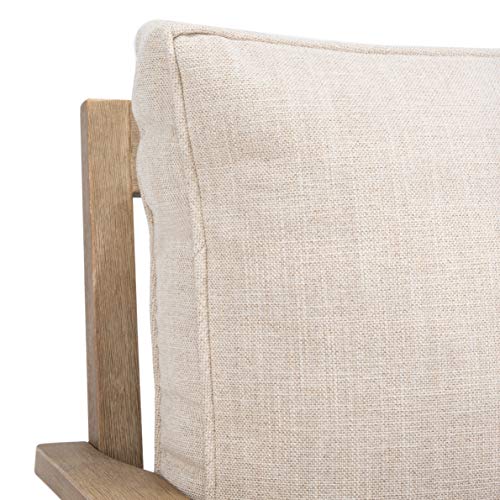 Safavieh CPT1013A Couture Martinique Natural And White Wood Outdoor Patio Sofa thumb #9