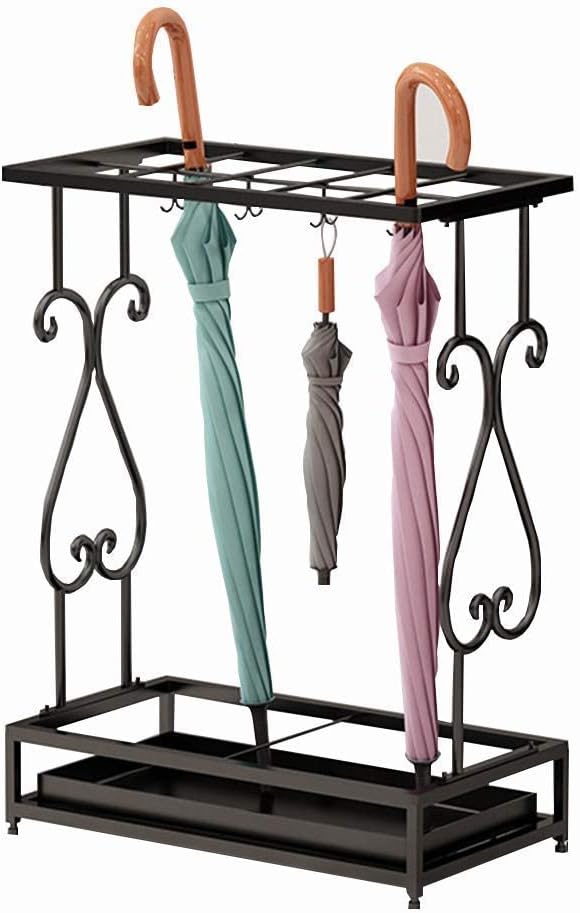 Umbrella Stand Rack, Multifunctional Business Drain Stand for Hotels, Entrance, Office