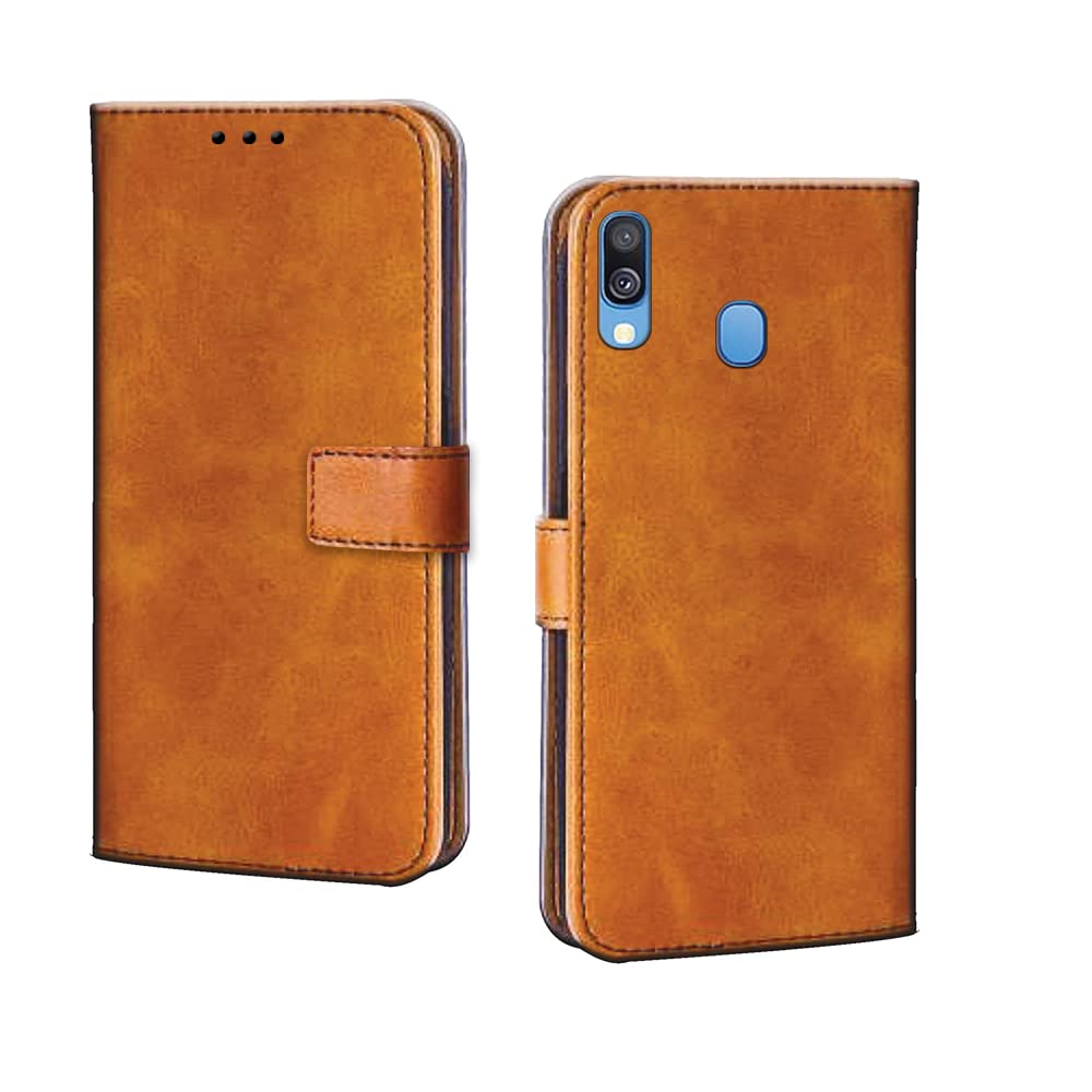 Inktree Samsung Galaxy A40 Flip Case | with Card Pockets | Wallet Stand |Complete Protection Flip Cover for Samsung Galaxy A40-Mango Beige (B0BNG2V5Y1) Amazon Price History, Amazon Price Tracker