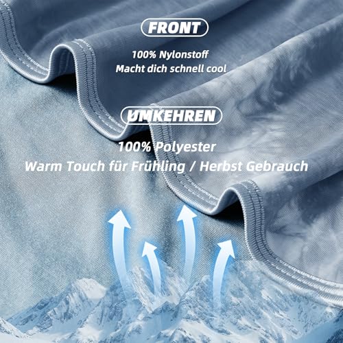 Image of inhand Cooling Blanket King Size (90 inchx108 inch), Cooling Blankets for Hot Sleepers, Absorbs Heat to Keep Adults Cool for Summer Nights Sweats, Thin Cold Lightweight Blanket for Couch Bed, All Season Use
