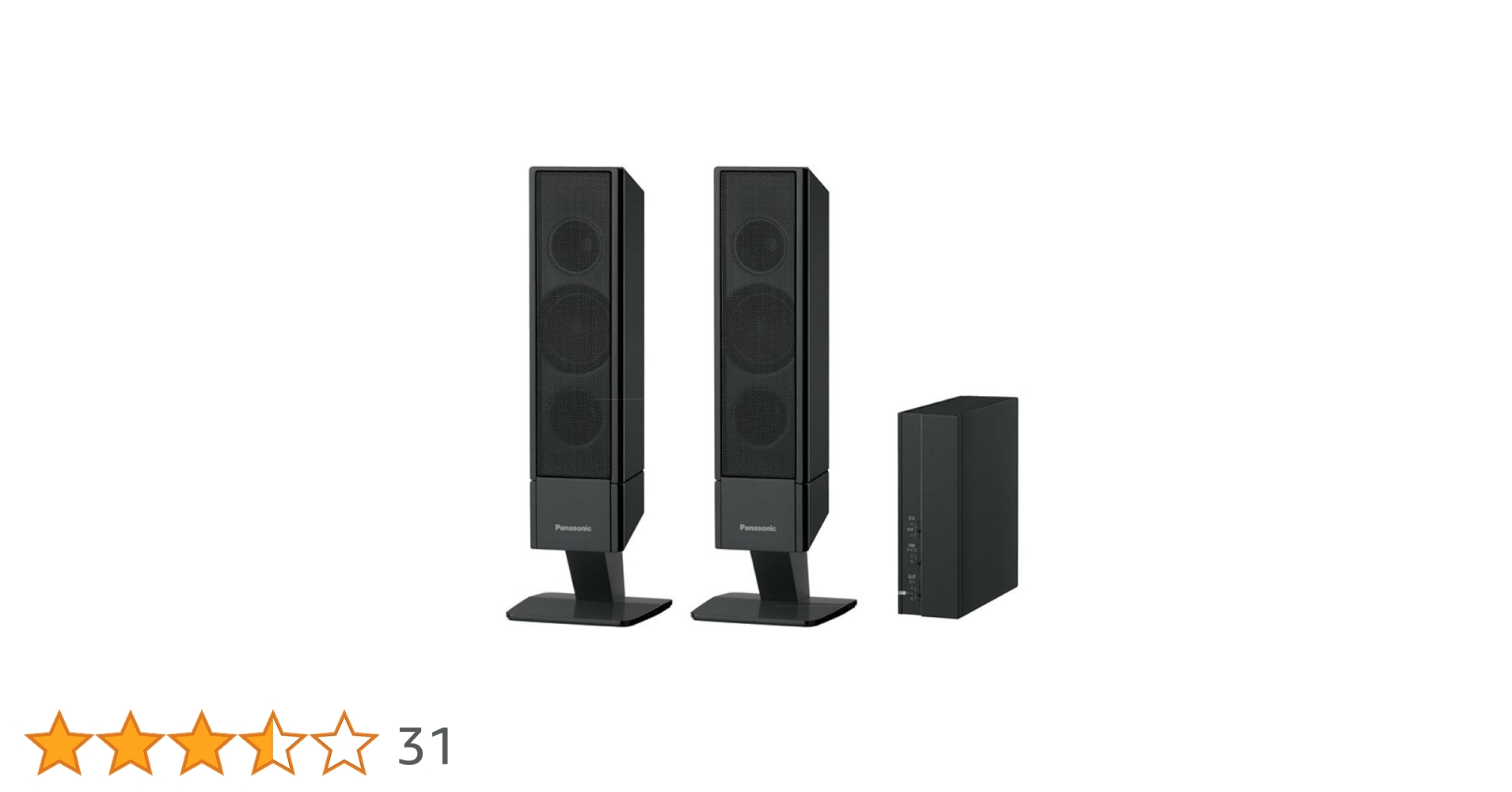 Panasonic SC-HTE1-K タワースピーカーセット Amazon.co.jp: Panasonic