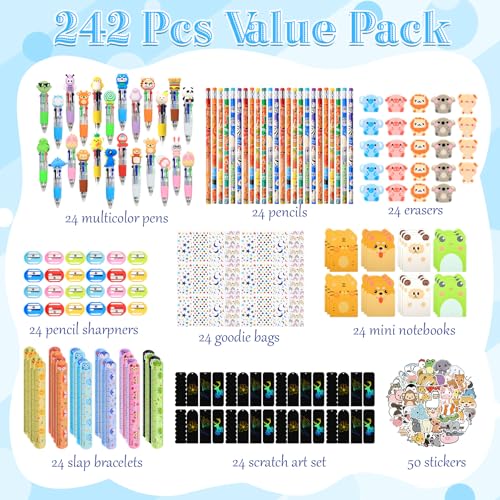 Ensemble de papeterie lot de cadeaux anniversaire classe primaire
