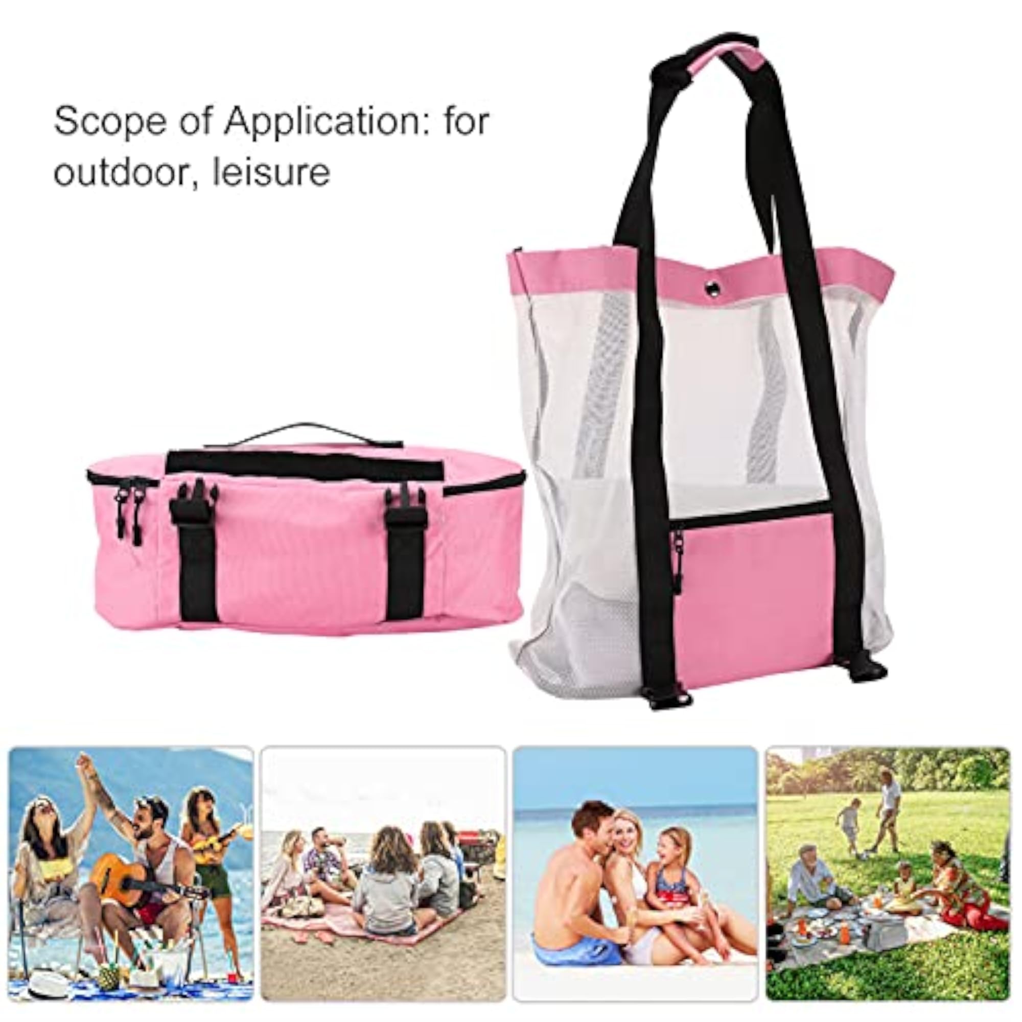 Large Detachable Tote Bag for Travel, 2-in-1 Design