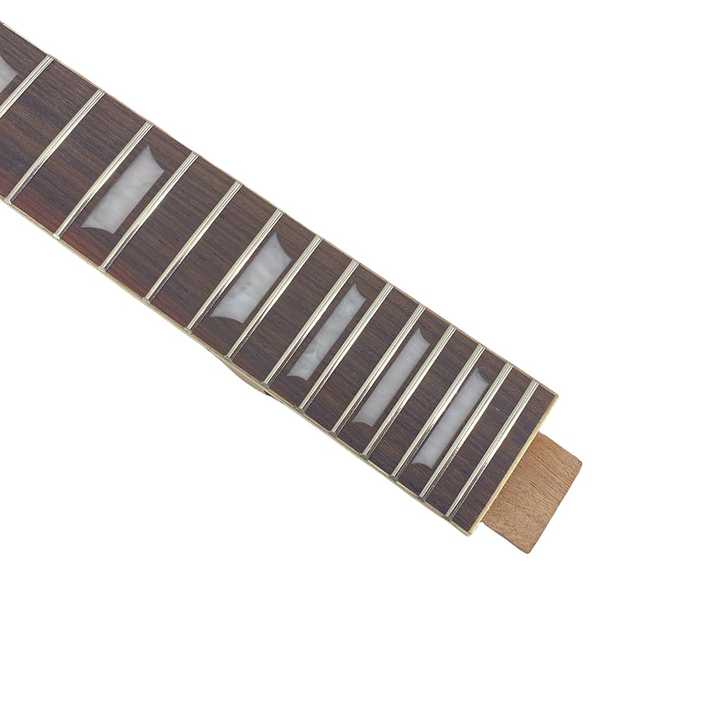 Gryf gitary z 22 progami, 63 cm, mahoń i palisander