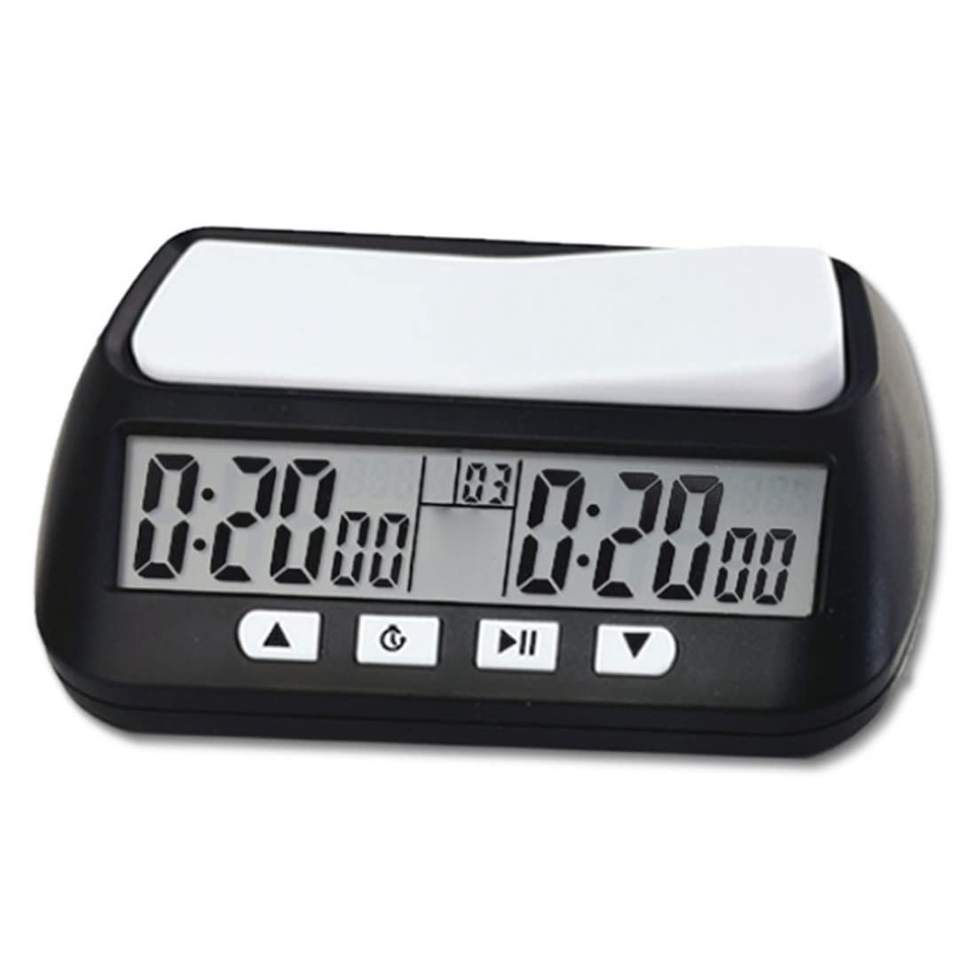 Horloge d'échecs multimode numérique dotée d'un grand écran LCD à pile