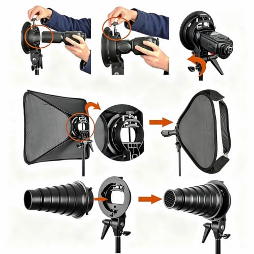 Godox Softbox 32"x32"/80x80cm with S-Type Speedlite Bracket & Bag