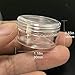 (50 Pieces, Clear) 5gram/5ml Round Clear Container Jars with Clear Screw Cap Lids for Lip Balms, Makeup Samples Makeup Eye Shadow Nails Powder Jewelry - BPA Free …