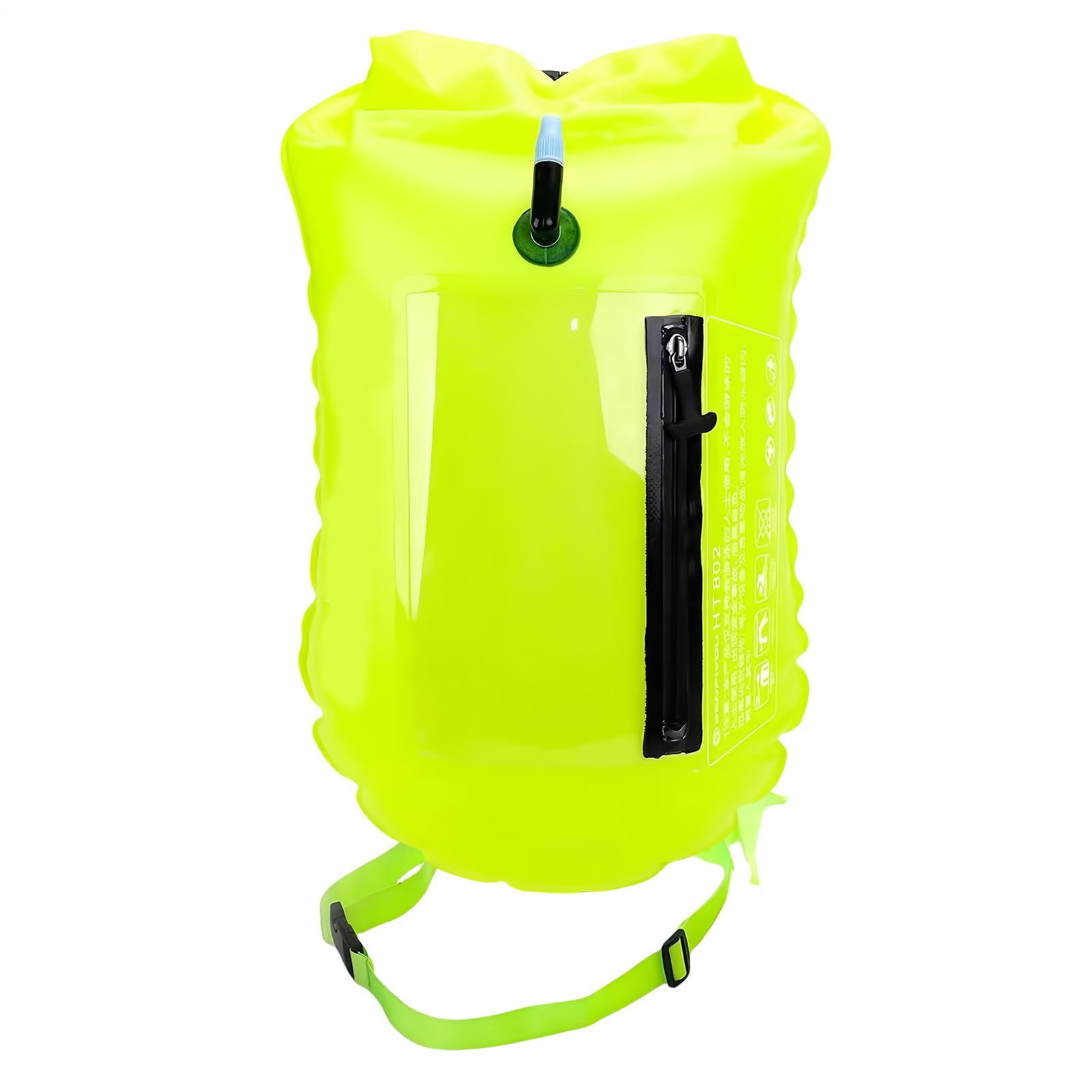 Schwimm-Höhne für freies Wasser, 2 in 1 Trockentasche zum Schwimmen – wasserdichter , 20 l mit verstellbarem Gürtel und Smartphone-Fenster für Unterwasser-Triathleten Surfer