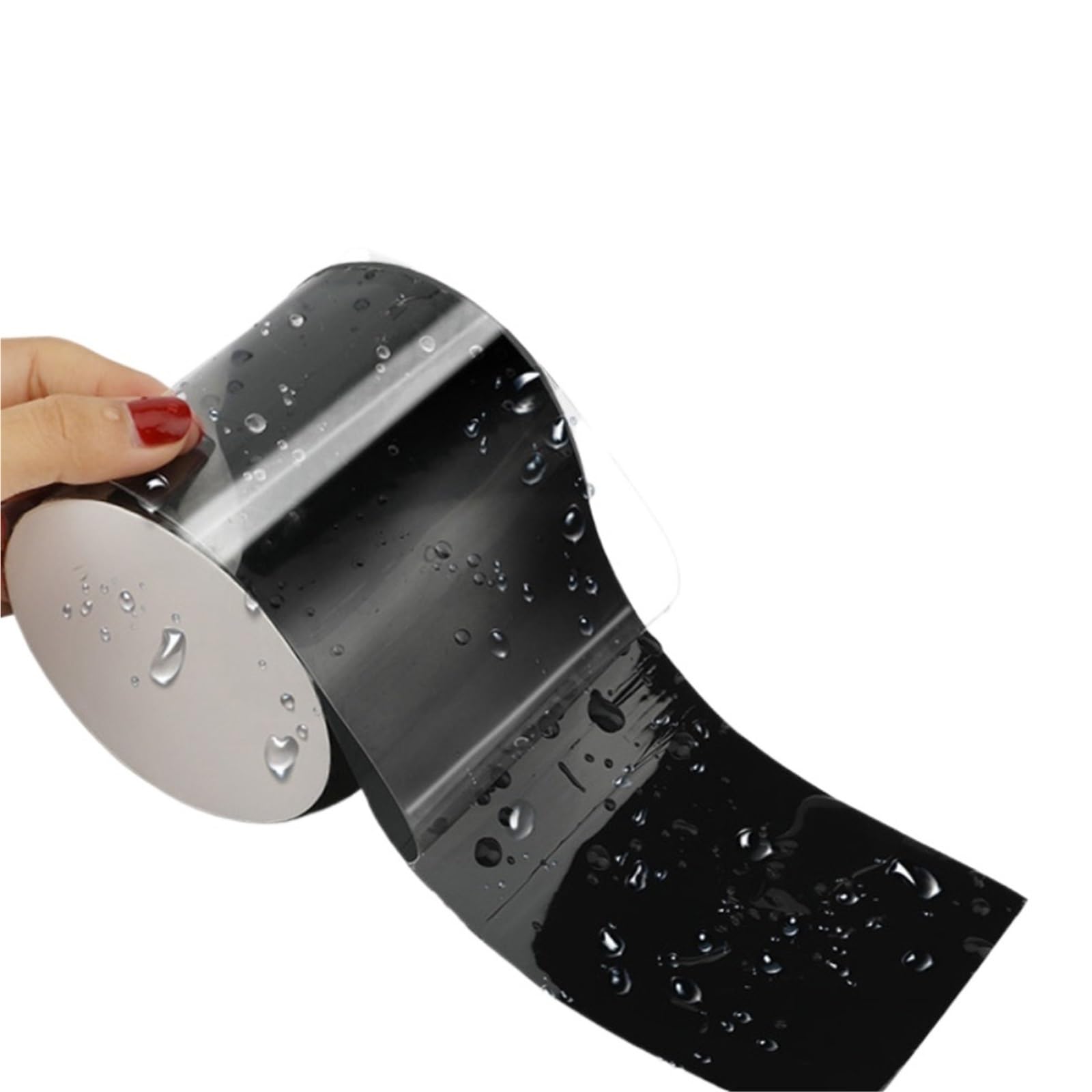 Cinta autoadhesiva for reparación de tuberías agua, sello goma silicona resistente al, 5 uds para reparación de tuberías(WHITE)