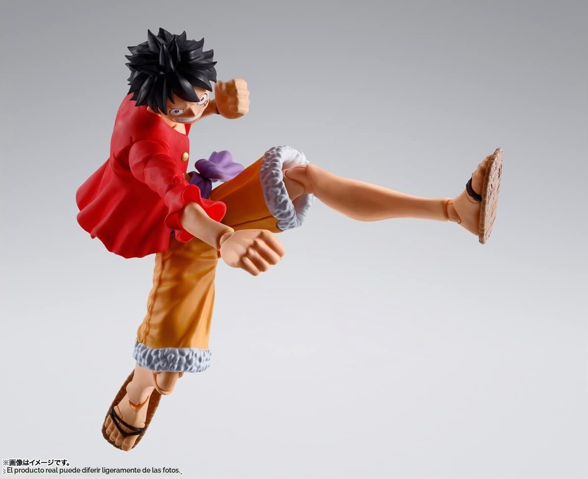 TAMASHII Nations - Figura de acción de One Piece Monkey.D.Luffy - Rai en Onigashima, Bandai Spirits S.H.Figuarts
