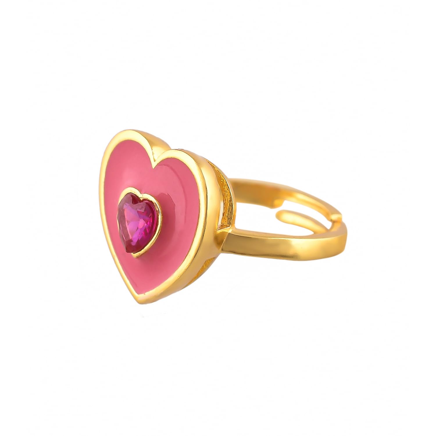 VOYLLA Valentines Day Pink Heart Ring|Gift For Her|Valentines Gift For Her| (B0CS3SQ4RR) Amazon Price History, Amazon Price Tracker