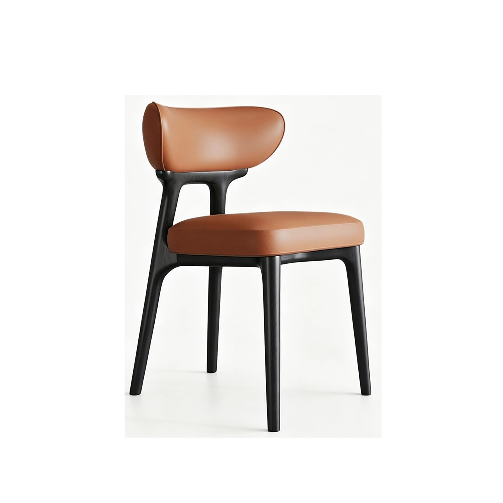 Rieort Modern Dining Chairs Backrest Kitchen Chairs