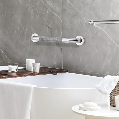 Grab Bars for Shower, 2 Pack 16-Inch Anti Slip Shower Handles for Elderly, Safety Shower Grab Bar, Stainless Steel Handicap Grab Bars for Bathroom (Polished Nickel 1" Diameter) - Image 7