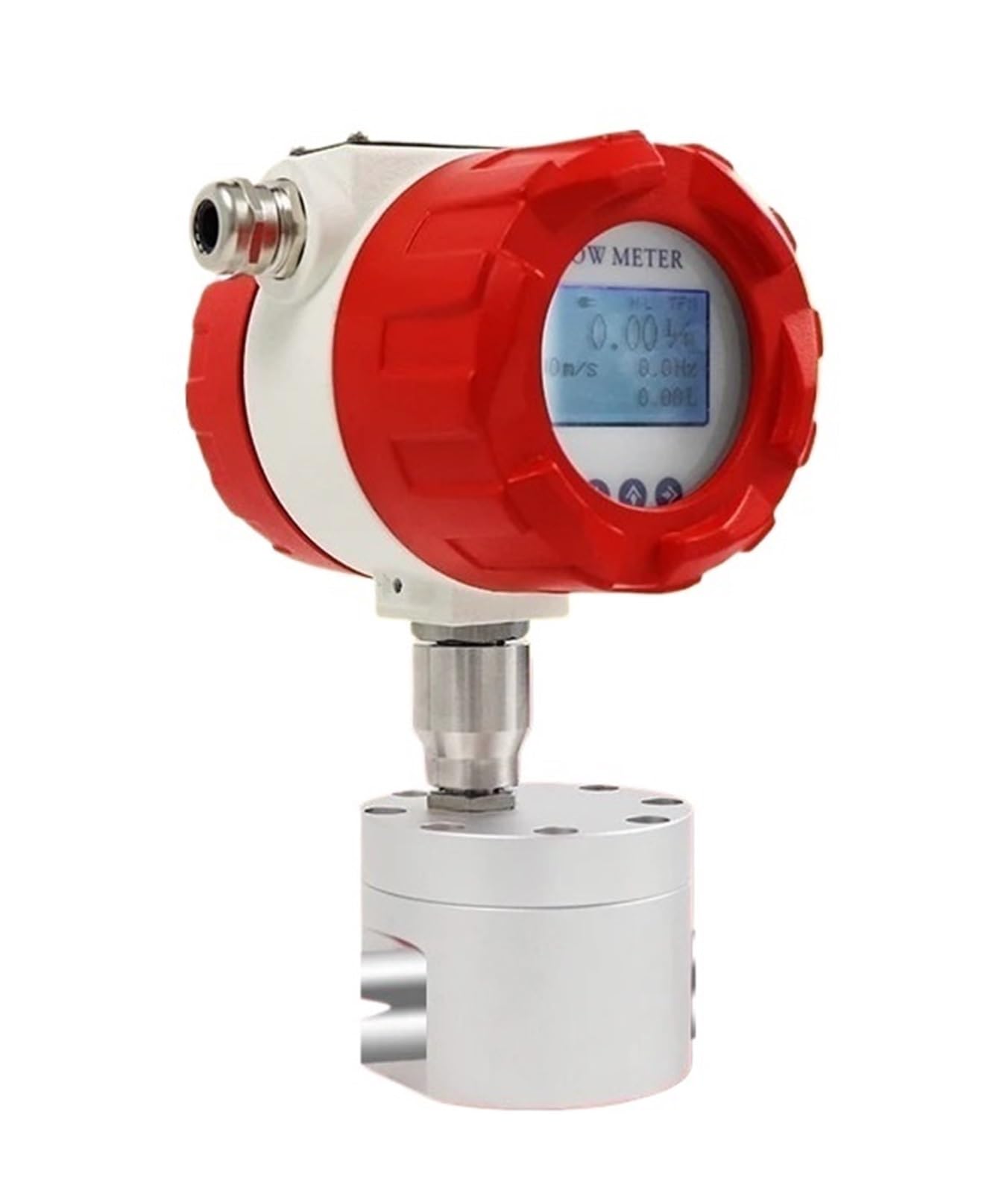 QfUxYYSLD High Precision Pulse Stainless Metal Digital Flow Meter DN10(GF02 Aluminum)