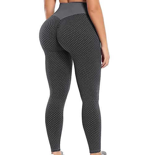 Push Up Legging Sport Femme, Legging de Sport Femme Butt Lift Taille Haute Anti Cellulite Compression Pantalon, Yoga Fitness Running Gym Pilates Cover