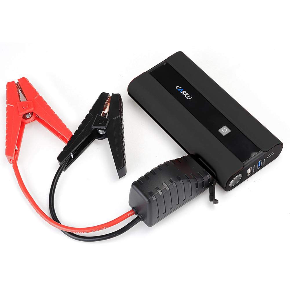 AKT 12V Démarreur de Batterie de Voiture 10000 Mah 600A Booster de Batterie d'urgence Banque d'alimentation Portable avec Booster de Moteur de Voiture LED Flashlight