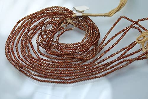 Zircon brun naturel perles facettées de qualité supérieure AAA micro cut pour joaillerie élégante