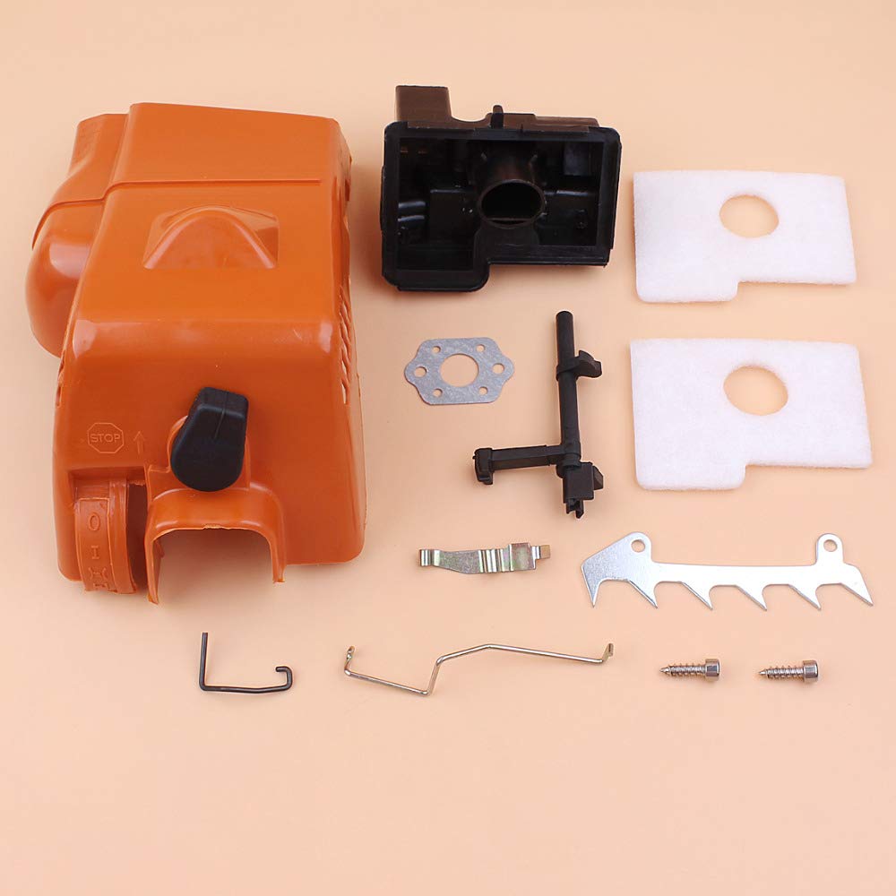 Kit de Varilla Eje Punta Parachoques Filtro Aire Compatible con MS180, MS170, 018, 017, MS 180, repuestos for Motosierra Gasolina