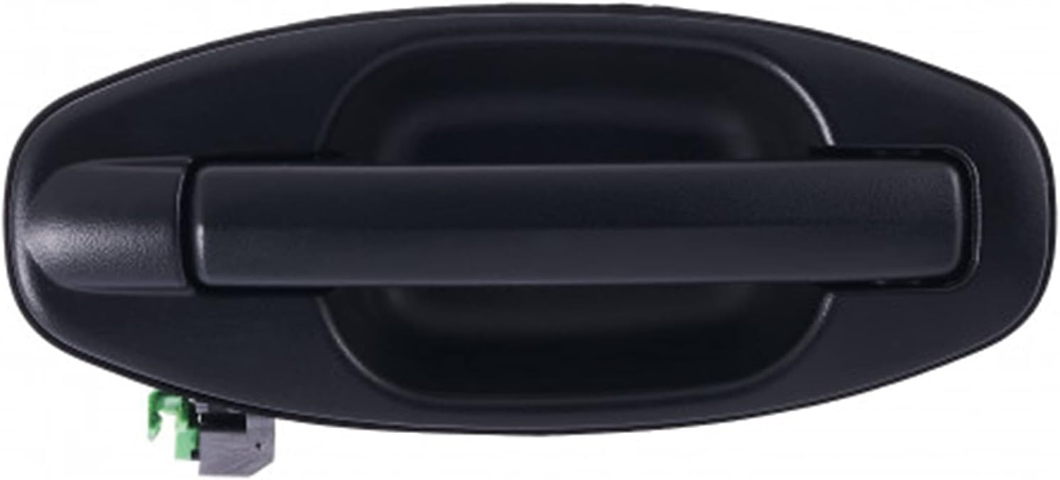 Black Outside Rear Driver Side Replacement Door Handle For Hyundai Santa Fe 2001-2006