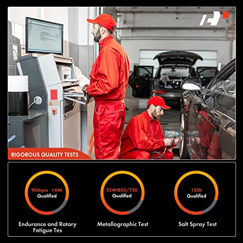 A-Premium 2 X Front Steering Knuckle & Wheel Bearing Hub Assembly Compatible With Honda Accord 2003 2004 2005 2006 2007, With Automatic Transmission Only, W/5-Lug, Replace # 44300Sdaa52 45255Sda000 #TOP2