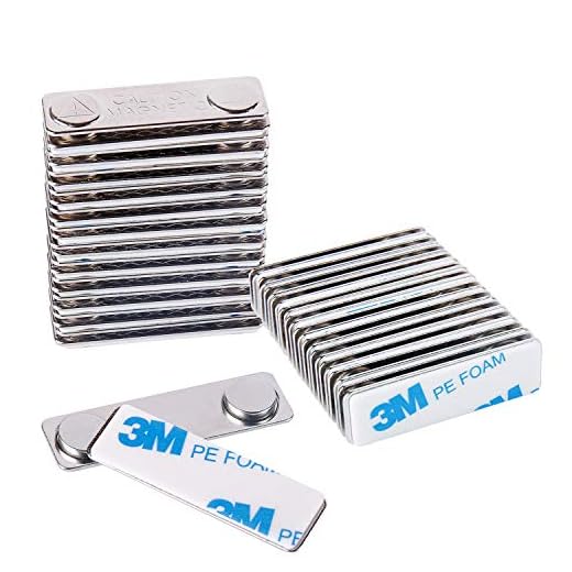 Strong Magnetic Name Badge Holders Pack