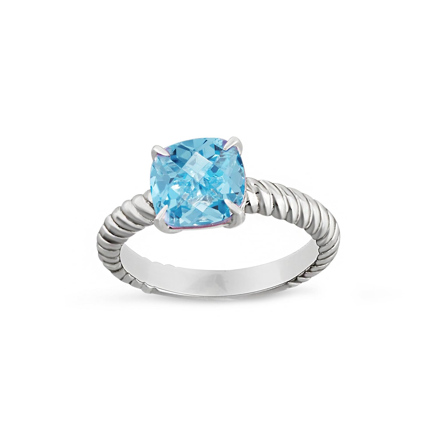 Gem O Sparkle 925 Sterling Sliver Mesmerizing Brilliance: The Enchanting Women’s Silver Ring with Blue Topaz CZ Stones (18) (B0CM9KK2S7) Amazon Price History, Amazon Price Tracker