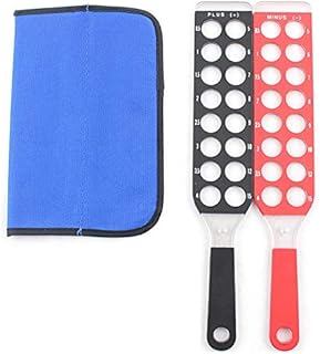 Senmubery 2PCS New Optometric Retinoscopy Set 2P32A Optometry Equipment 16- Double Optometric Retinoscopy