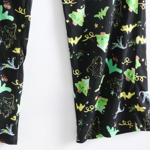 Image of PNAEONG Womens Pajama Set Sleepwear Short Sleeve Top with Capri Pant Pj set