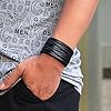 GelConnie Punk Leather Bracelet Cuff Bangle Multi Straps Wristband Adjustable Wrap Bracelets for Men, Women LPB2221-1 #3