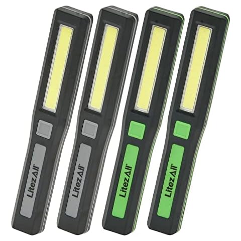 LitezAll 24341-12 COB LED Blip Compact Work Light 4 Pack Cover
