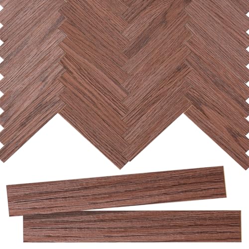 Revêtement de sol miniature PVC autocollant BESPORTBLE, plancher maison de poupée 40 pièces