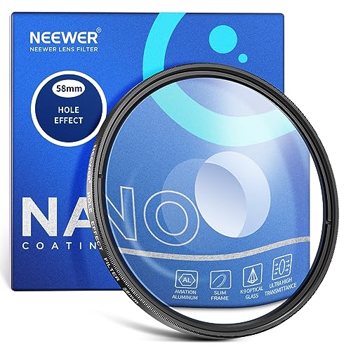 NEEWER 58mm Spiral Halo Camera Lens Filter