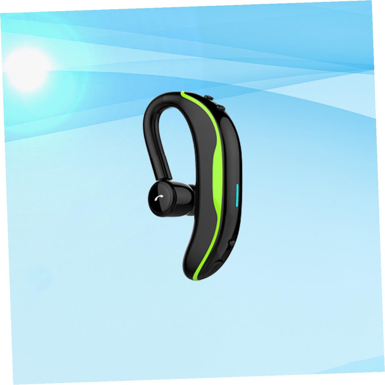 Didiseaon Auricolari sportivi con gancio per orecchio cuffie senza fili a batteria suono dinamico compatibili smartphone e tablet grigio