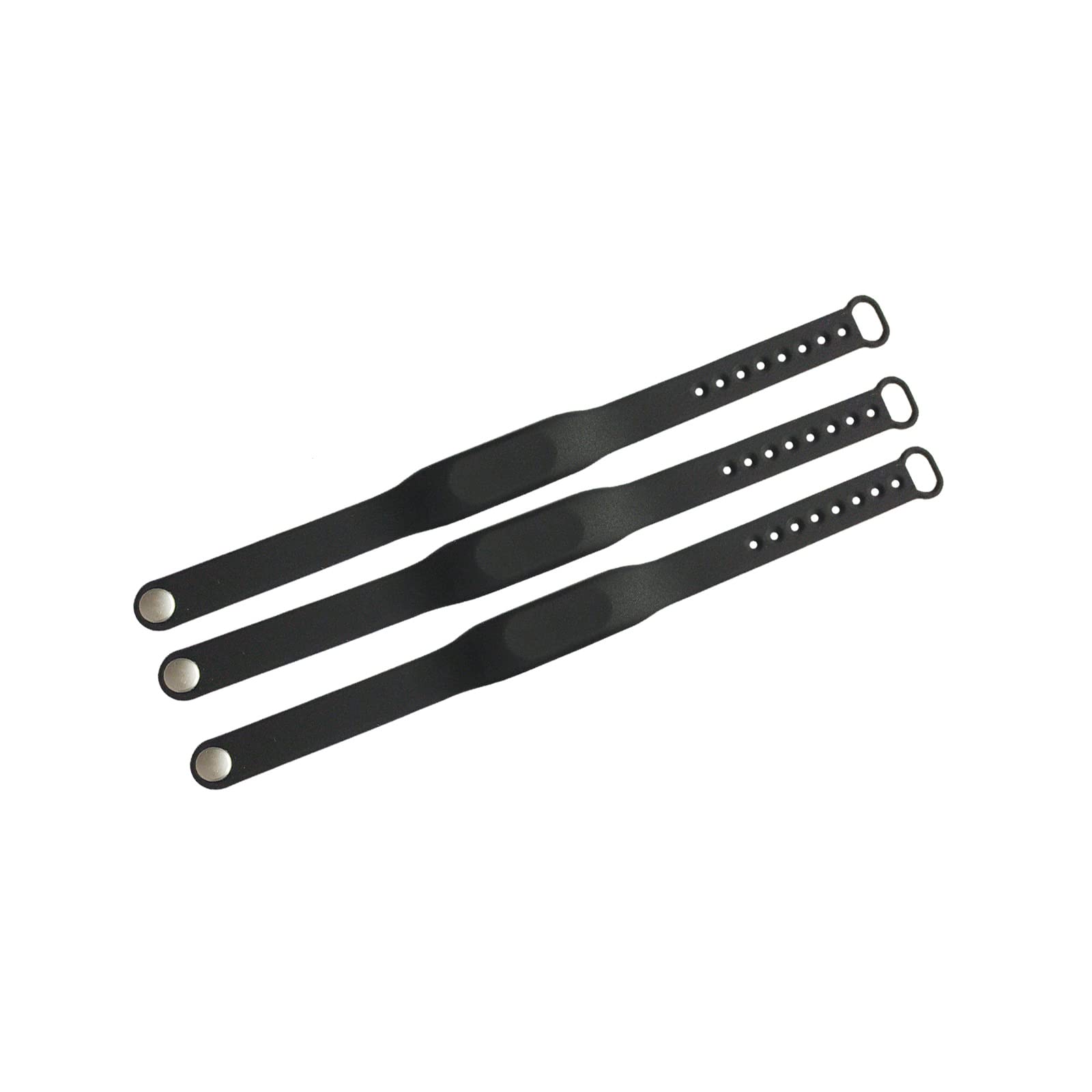 Braccialetto RFID 125khz o 13.56mhz o Braccialetto NFC 213 168 Bytes Forum Tipo 2, Nero , 23.5Longueur, Elettronica1