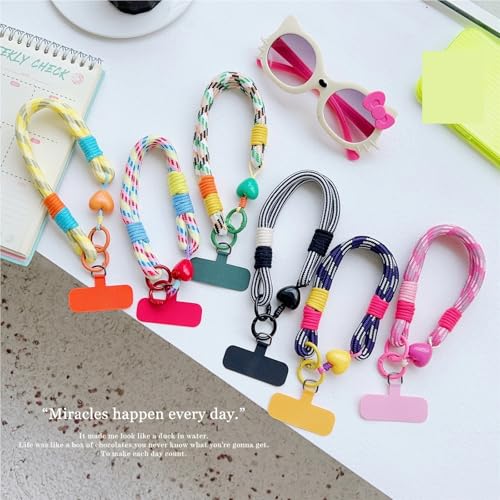 Cordón para teléfono móvil para evitar caídas con pulsera universal corta de muñeca 5