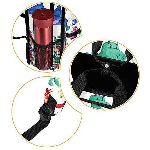 Sac à dos dinosaure pour garçons multicolore 35cm idéal pour l'école - 2
