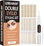 Schlupflider Stripes,Augenlid Stripes Unsichtbar,Eyelid Tape,Doppelte Augenlid Stripes,Eyelid Lifting Stripes,for Droopy Mono-eyelids, Waterproof Invisible Double Eyelid Strips 480pcs