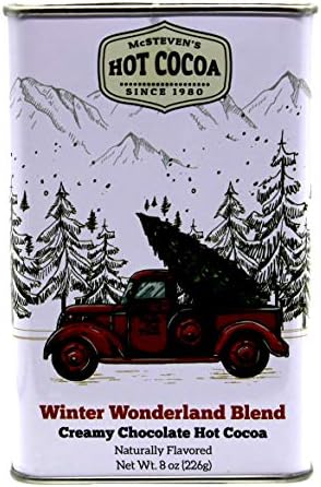 McSteven's Hot Chocolate, Winter Warmer Wonderland Red Pickup Truck, 8 Ounce