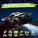 WRTWRT 1:18 RC Monster Truck for Boys, Kids 4-7-8-12, All-Terrain Off-Road Remote Control Car with LED Lights & Spray, 40 Min Playtime, 2.4GHz Fast Response Graffiti Jeep Toy Gift RC Car for Kids
