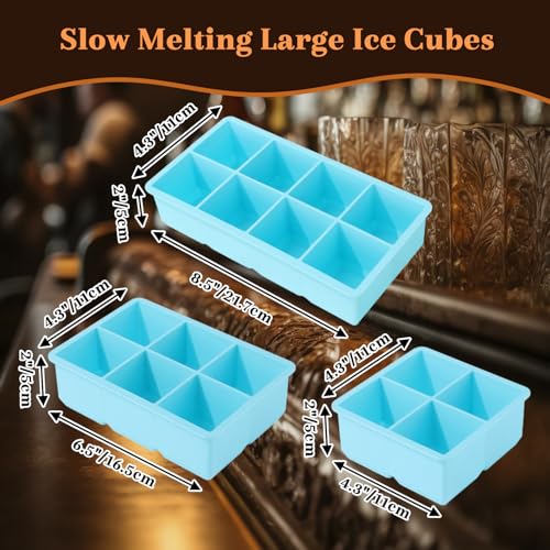 Molde personalizado para cubos de hielo de silicona 2 pulg miniatura 5