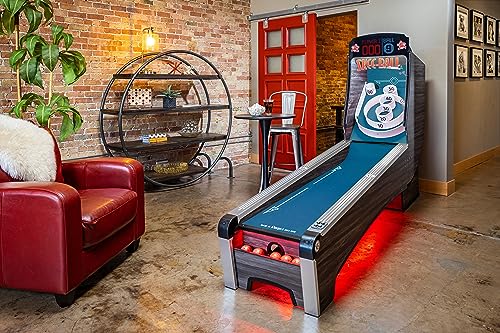 Image of Skee-Ball Arcade Table Machine Game for Home Basement Recreation Room - Premium Nostalgic Classic Fun of Roll and Score - Made in The USA