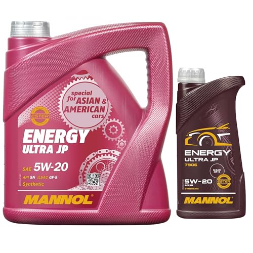 5 Liter OriginalMANNOL Motoröl Energy Ultra JP 5W-20 API SN Engine Oil Öl